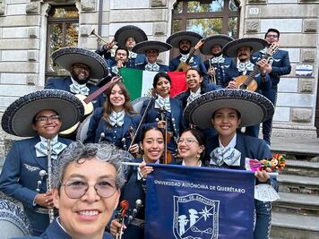 Mariachi UAQ lleva una parte de México a Italia