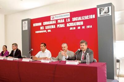 Presentan nuevo sistema de justicia