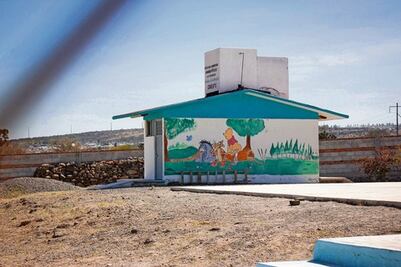 Preescolar opera sin agua