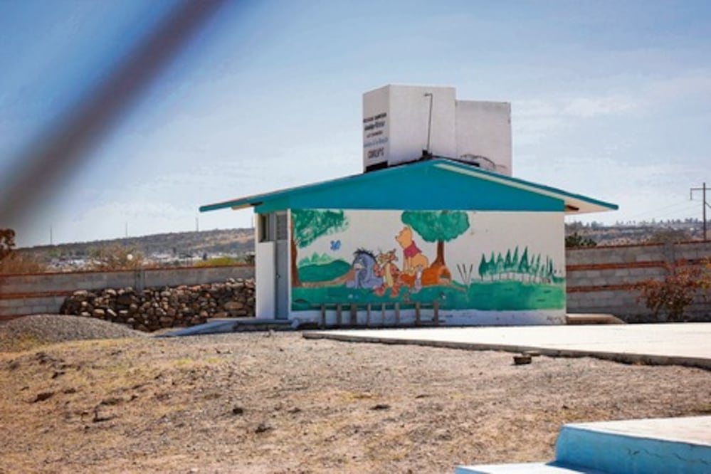 Preescolar opera sin agua