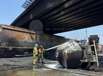 Suman tres muertos por accidente ferroviario en Viborillas