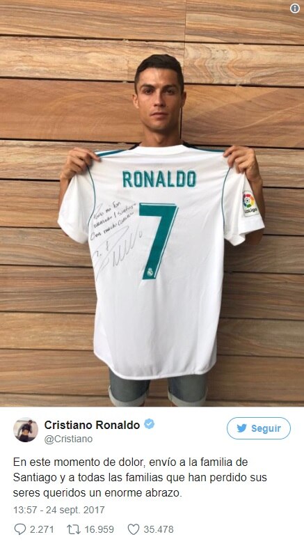 Cristiano ya contestó la carta de familia de niño fallecido en el Rébsamen