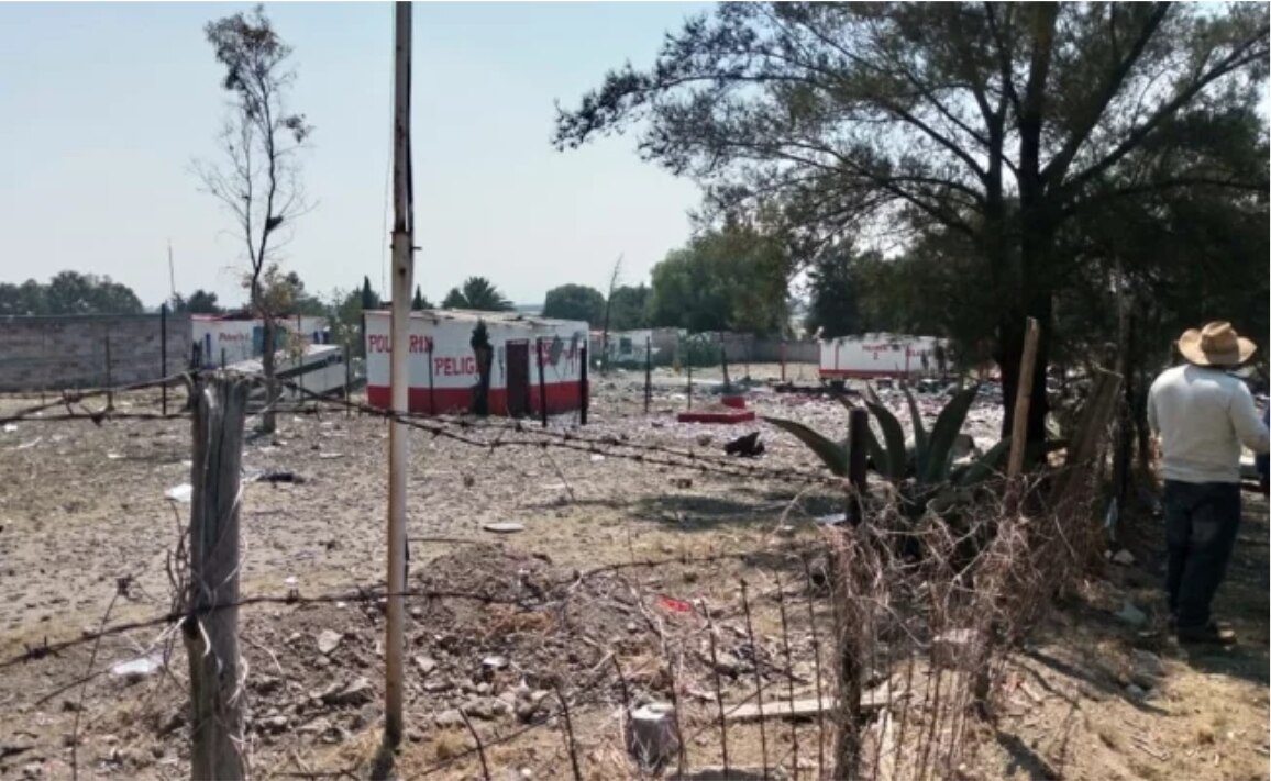 La explosión dejó un saldo de una persona muerta y tres lesionados. Foto: Especial