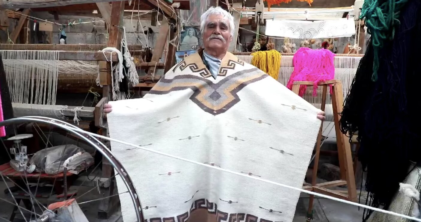 Premian en Querétaro al sarape mejor tejido