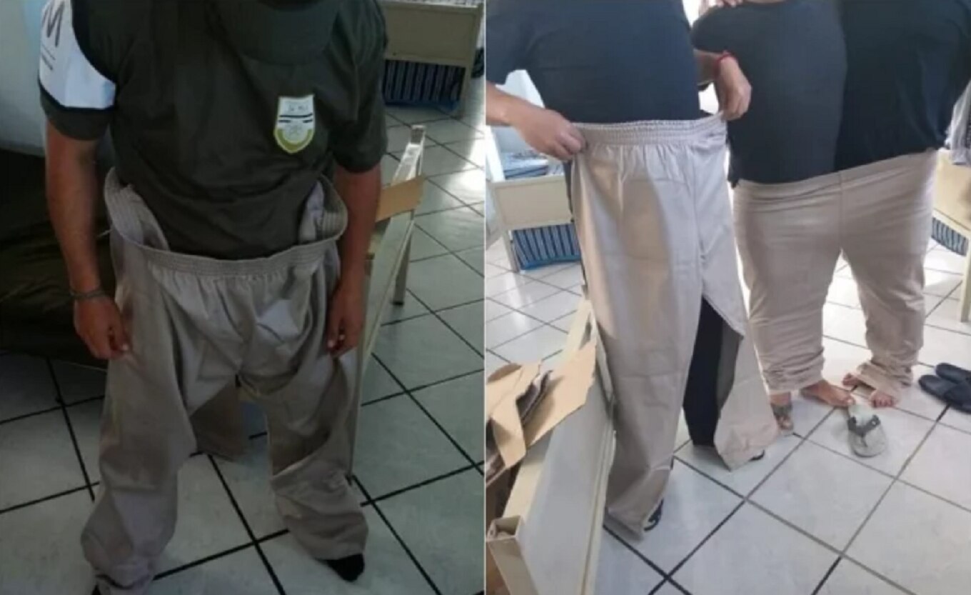 Agentes denuncian entrega de uniformes extra grandes