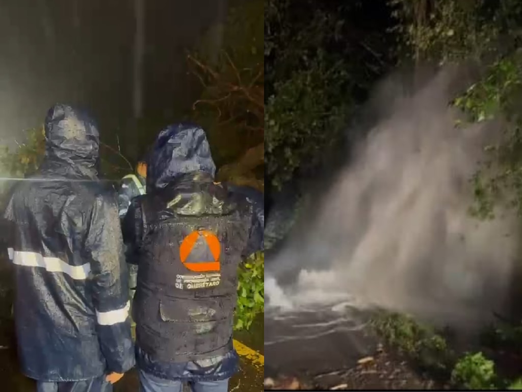 Despliegan operativo de atención inmediata tras daños por lluvias en la Sierra Gorda de Querétaro