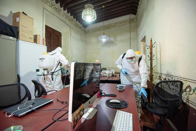 Sanitizan oficinas oficiales del gobierno de El Marqués