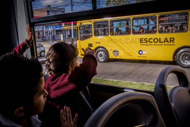 Baja 18% uso de autos para ir a la escuela