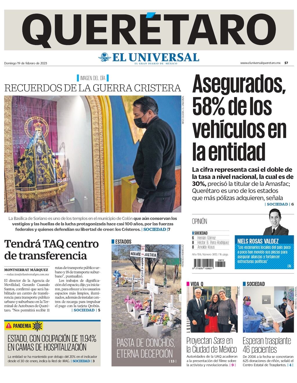 Portada 19 de febrero de 2023
