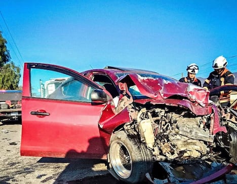 Choque frontal en la carretera estatal 500 deja una persona fallecida