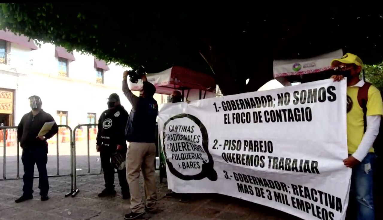 "No somos el foco de contagio"; protestan cantineros por medidas antiCovid