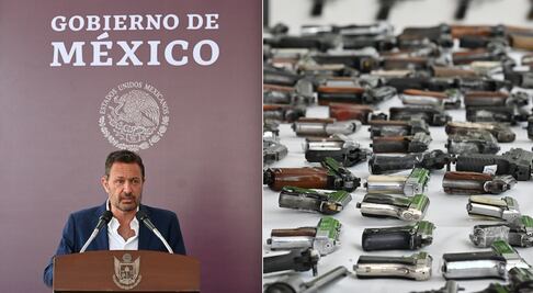 Mauricio Kuri encabeza destrucción de armas en Querétaro 