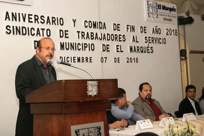 Celebran aniversario de sindicato municipal