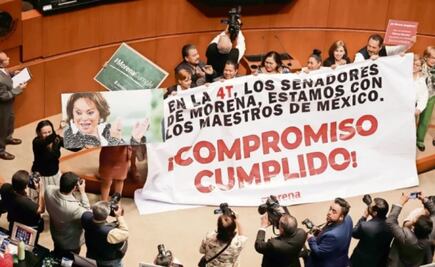 Morena y aliados borran reforma educativa de Peña