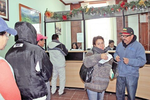 Benefician a contribuyentes
