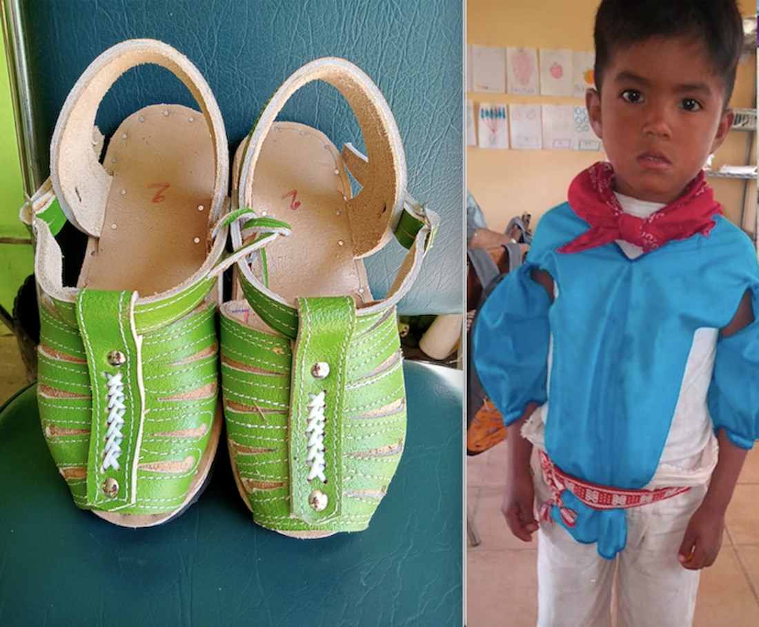 Desde Querétaro, se organizan para llevar huaraches a los niños de la Sierra Huichol