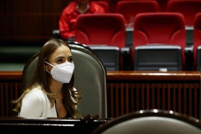 Hospitalizan a María Alemán por sufrir un accidente con un calentador