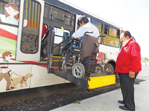 Odisea para discapacitados