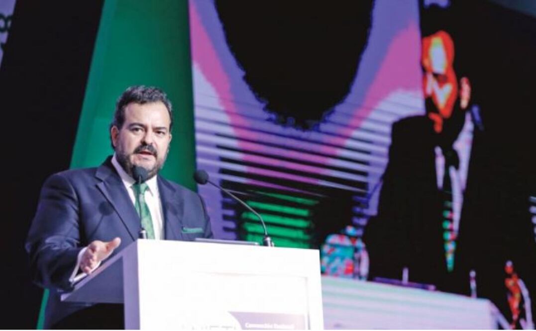 Mario de la Cruz, presidente nacional de la Canieti, en la inauguración de la convención anual de la cámara. Foto: IVÁN STEPHENS. EL UNIVERSAL