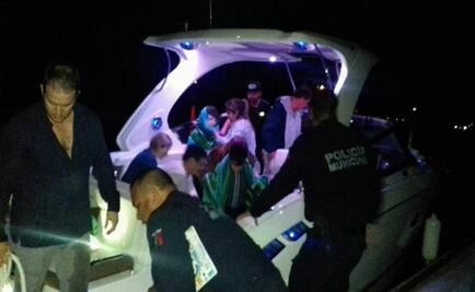 Rescatan a cinco náufragos de yate que se fue a pique en Sonora