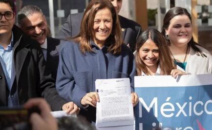 Margarita Zavala y Felipe Calderón registran partido México Libre ante el INE