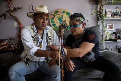 Chamanes buscan llevar la lucha indígena al Congreso de Querétaro 