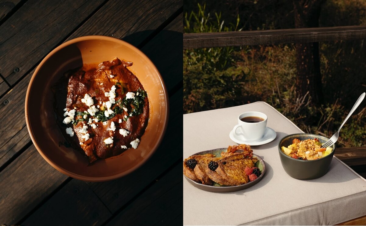 Comida en Nonu Glamping. Foto: Instagram /nonulifestyle