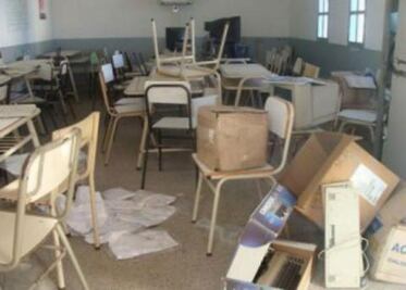 Al año, hay al menos 10 robos en escuelas