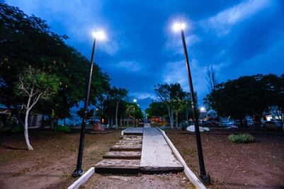 "Alumbrado público da más tranquilidad y seguridad", alcalde