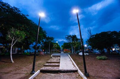 "Alumbrado público da más tranquilidad y seguridad", alcalde