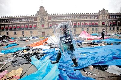 Avala PRI desalojo de maestros  de la CNTE
