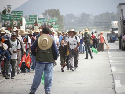 Saldo blanco en peregrinación
