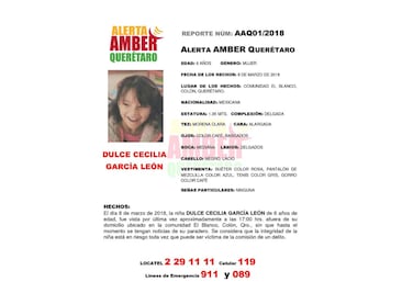 Continúa búsqueda de la niña Dulce Cecilia García en Colón 