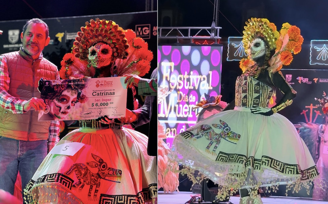 La Catrina de Semillas gana concurso en San Juan del Río