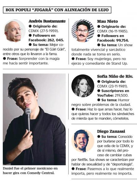 Standuperos unidos, jamás serán vencidos