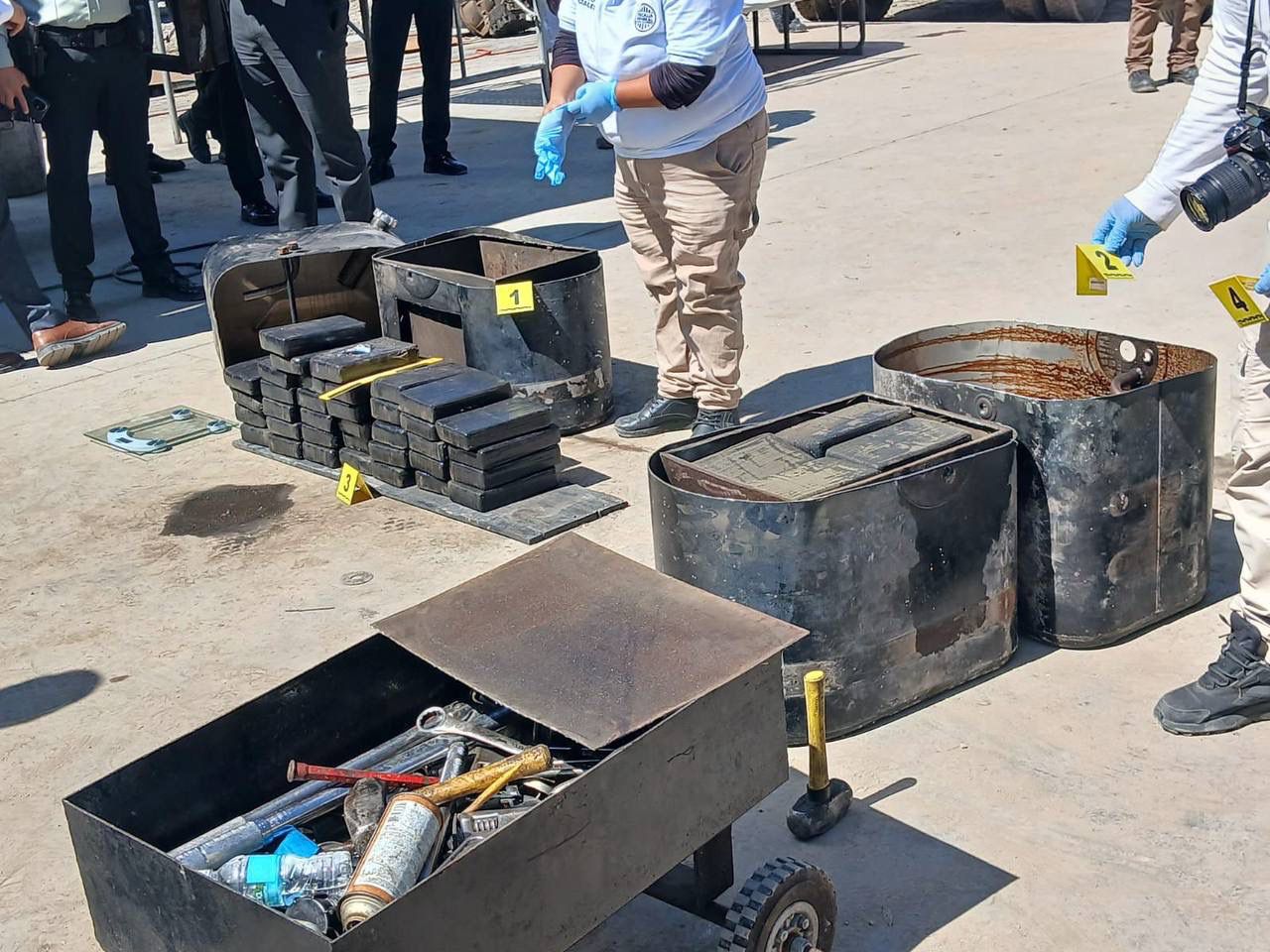 Aseguran más de 81 kilos de cocaína durante un operativo en Querétaro