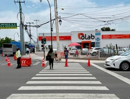 Arranca pilotaje vial en el cruce de Bernardo Quintana y Calzada de Los Arcos