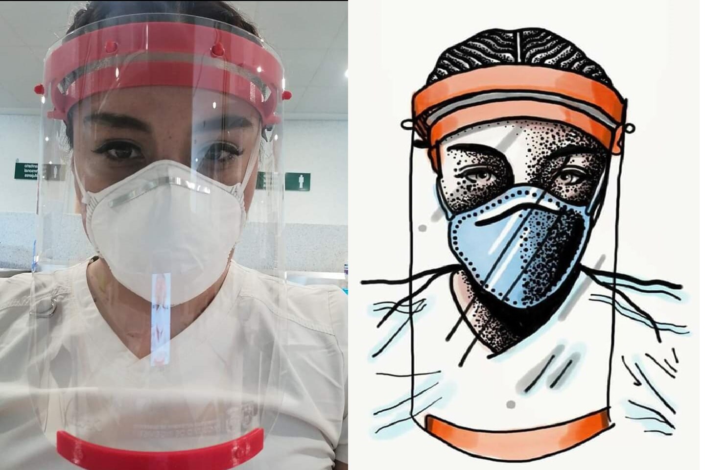 Ruth, enfermera que inspira arte