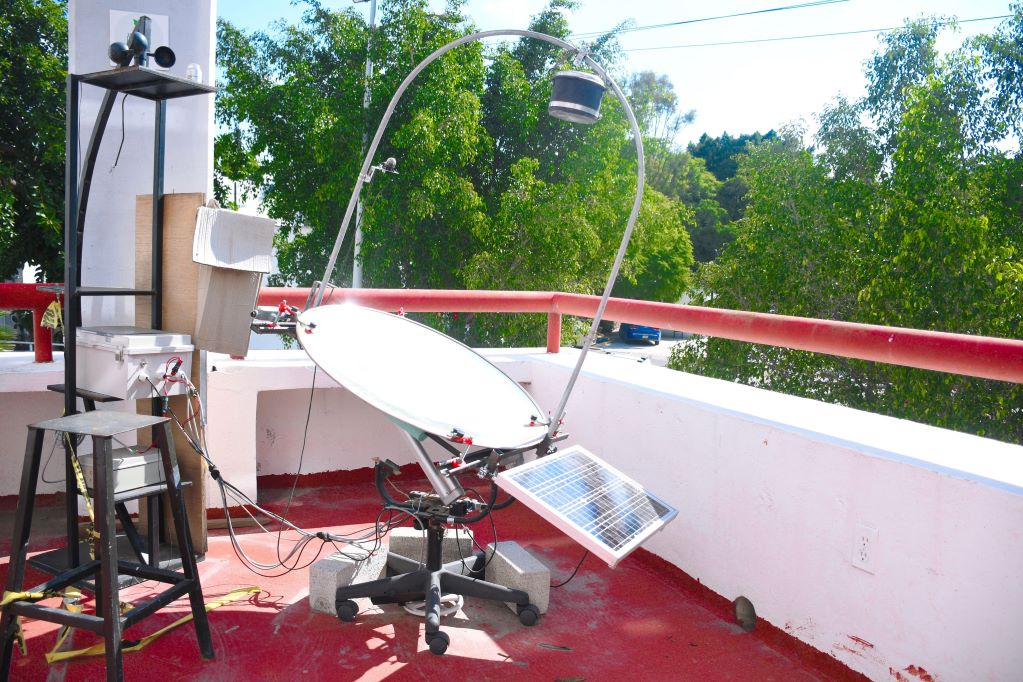 Estudiante de posgrado de la UAQ desarrolla un seguidor solar. Foto: Especial
