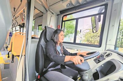 Griselda, la operadora de Qrobús que supera los estereotipos