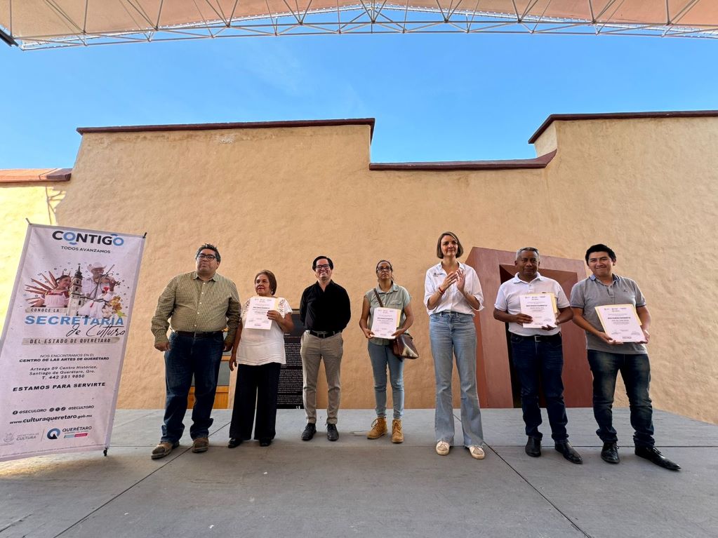 Entregan 1 millón de pesos a proyectos culturales en comunidades queretanas