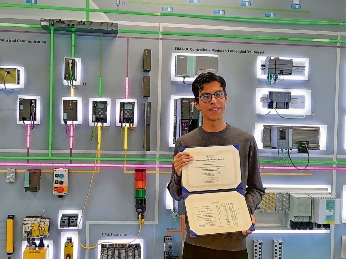 Estudiante de la UTEQ gana premio en Japón