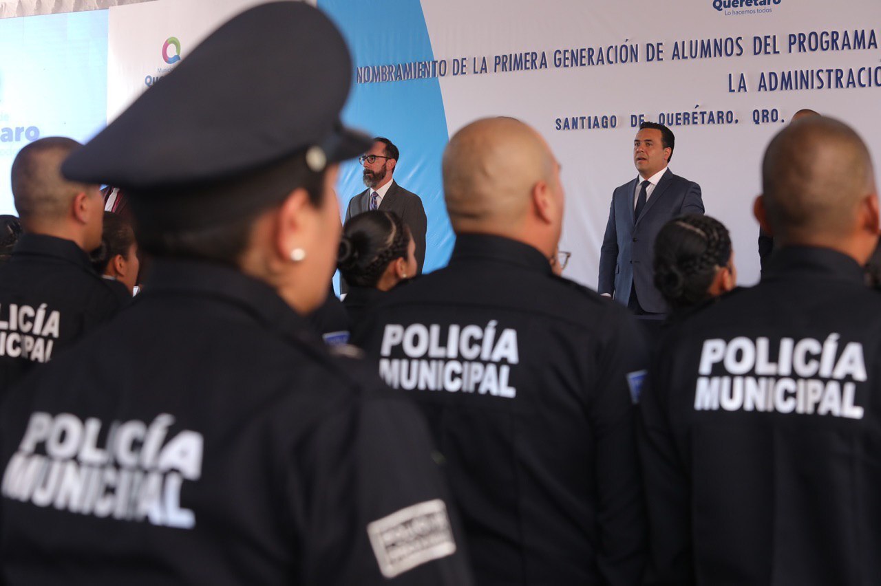 Egresan 30 guardias preventivos en la capital