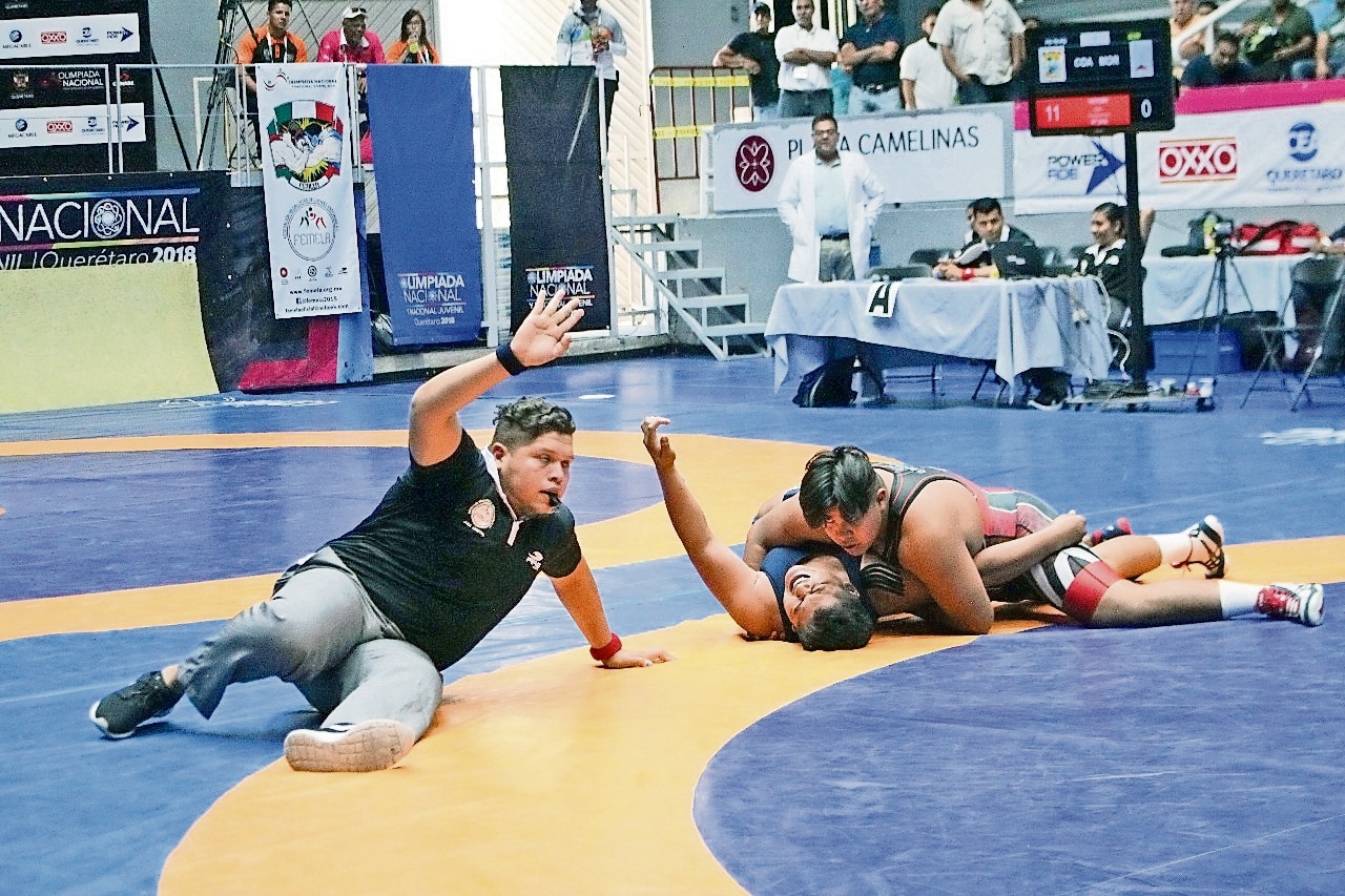 Lucha da frutos en la Olimpiada Nacional