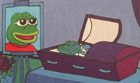 "Muere" meme de Pepe la Rana