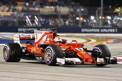 Vettel, en gran posición