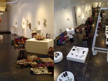 Artesanas se instalan en otros espacios