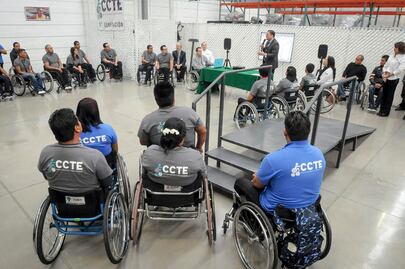 “La discapacidad no impide que se alcance una meta”