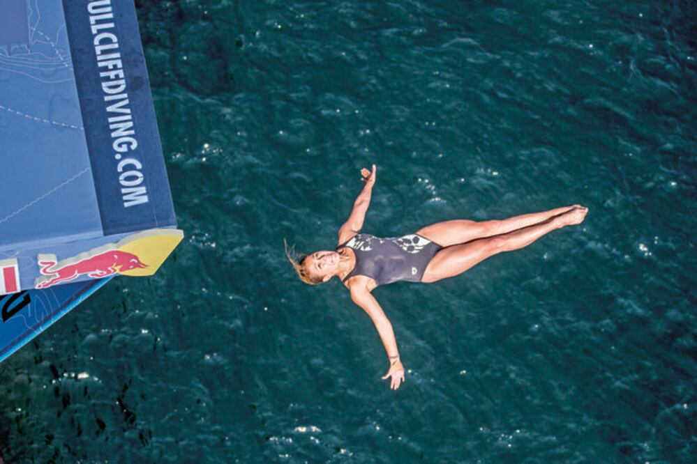 Los saltos desde los 20 metros son espectaculares (RED BULL)