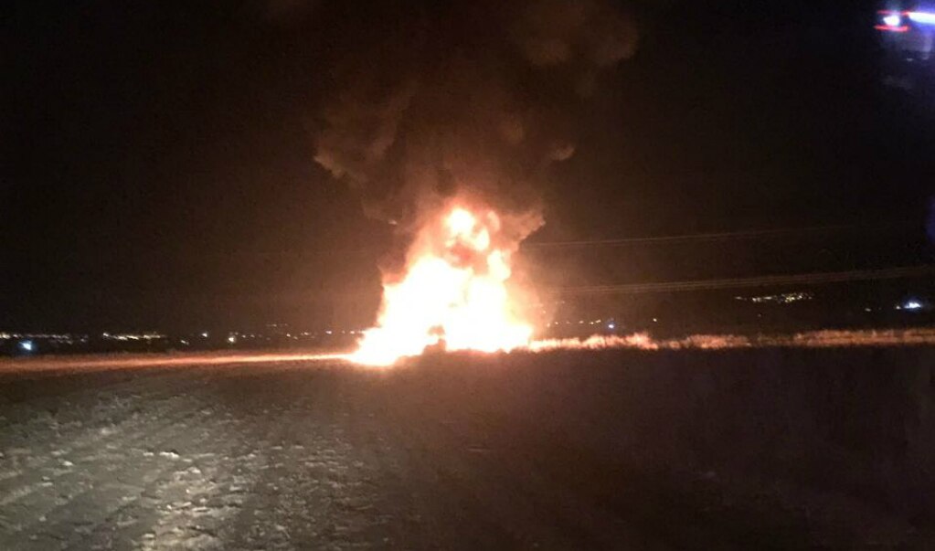 Arde en SJR camioneta con combustible robado